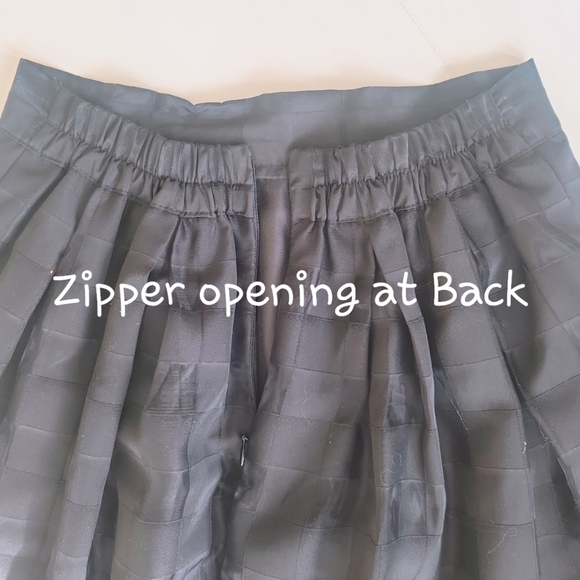 🍋2 for $20🍋Black Organza skirt Small - Picture 6 of 8